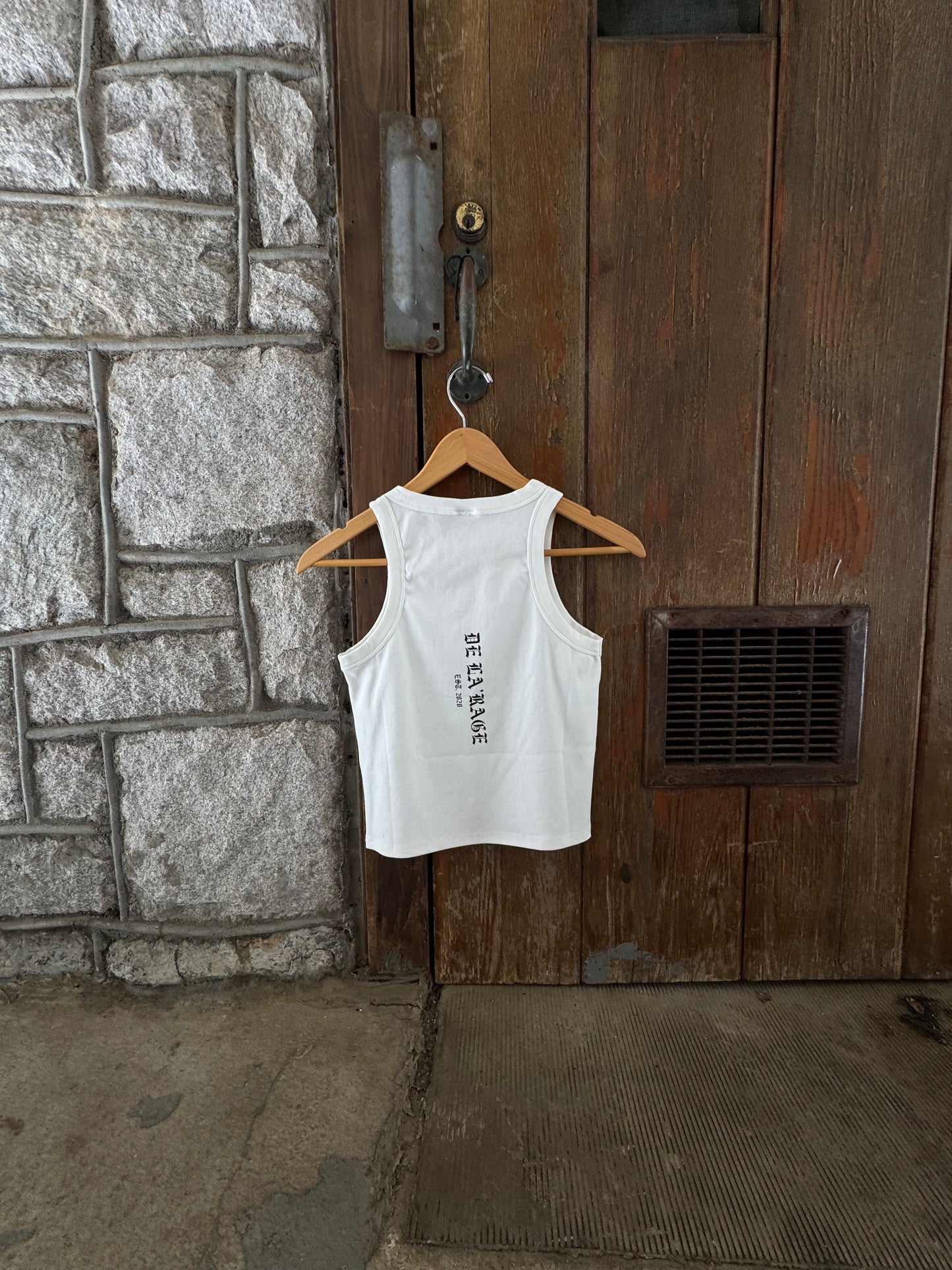 Members Only Tank White