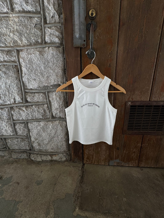 Members Only Tank White